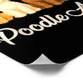 Odle Aunt Cute Dog Lover Gift Funny Women Puppy Ow ポスター (角)