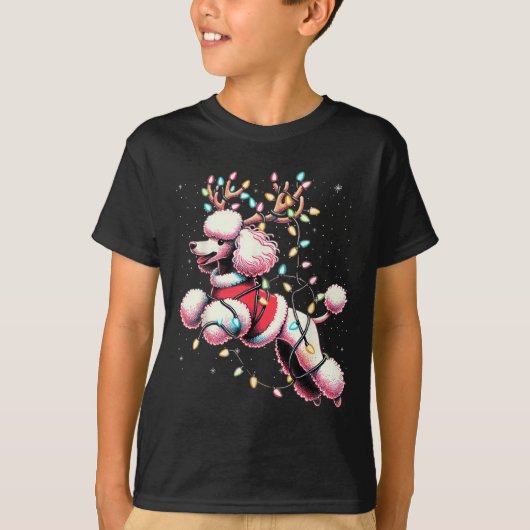 Odle Santa Christmas Tree Lights, Funny Ugly Pajam Tシャツ (正面)