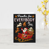 Odles Christmas Dog Mom Men Women Kids Funny Odle  カード (黄色い花)