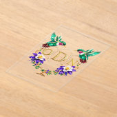 ODN Hummingbird Any Letters Custom Wedding アクリル招待状 (レイダウン)