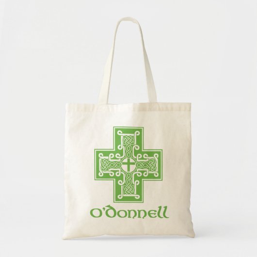 O'Donnellのアイルランドの結び目の十字 トートバッグ (正面)