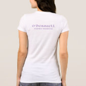 O'Donnellの女性のBella+キャンバスのお気に入りのなジャージーのTS Tシャツ (裏面)
