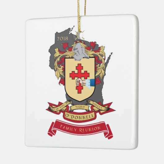 O'Donnellの家族会のオーナメント セラミックオーナメント (左)