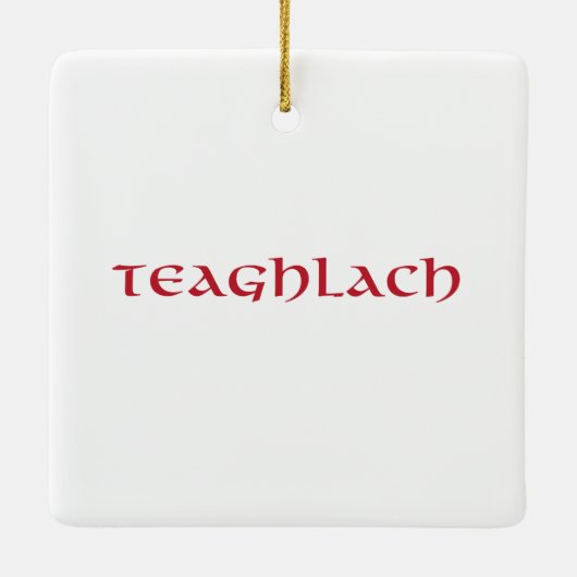 O'Donnellの家族会のオーナメント セラミックオーナメント (裏面)