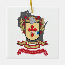 O'Donnellの家族会のオーナメント セラミックオーナメント