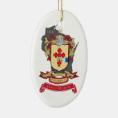 O'Donnellの家族会の楕円形のオーナメント セラミックオーナメント (右)