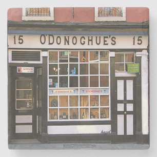 O'Donoghueのパブ、ダブリンのアイルランドのコースター ストーンコースター