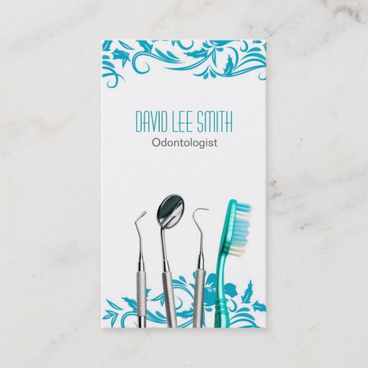 Odontologist Business Card 名刺 (正面)