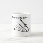 Odontólogo, dentista, taza コーヒーマグカップ (中央)