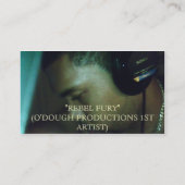 ODOUGHの健全な生産ビジネスビートカード 名刺 (裏面)