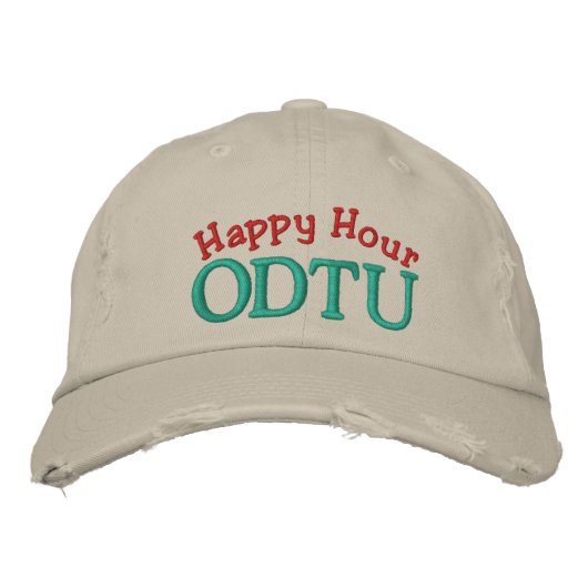 ODTU – 勤務外先生ユニオンキャップ – SRF 刺繍入りキャップ (正面)