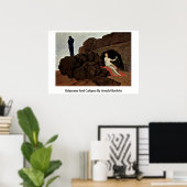 Odysseus And Calypso By Arnold Bocklin ポスター (ホームオフィス)