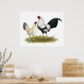 OE Game Blue Silver Wheaten ポスター (キッチン)