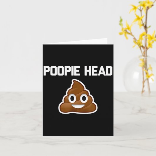 Oe Head Sarcastic Novelty Funny Op Shirts  カード (黄色い花)