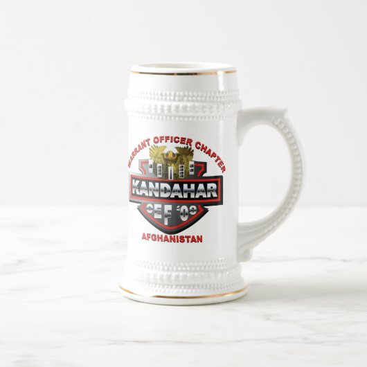 OEFの准尉ビールステイン ビールジョッキ (右)