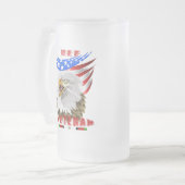 OEFアフガニスタンの退役軍人のマグ フロストグラスビールジョッキ (正面左)