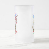 OEFアフガニスタンの退役軍人のマグ フロストグラスビールジョッキ (中央)