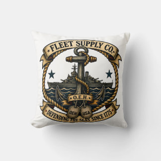 OEH - Fleet Supply 海軍の伝統あるスロー枕 クッション