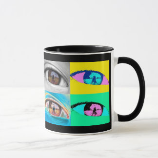 oeil photos et pop'art style マグカップ