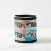 oeil photos et pop'art style マグカップ (中央)