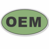 OEM, 純正, 機器, 製造元 シール (正面)