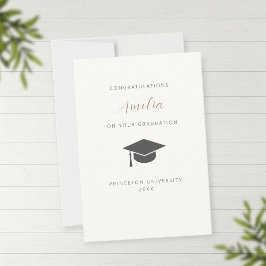 Oersonalized graduation card サンキューカード
