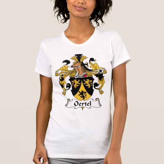 Oertelの家紋 Tシャツ (正面)