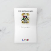 OESあいさつパーソナライズされたカード サンキューカード (内部)