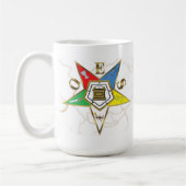 OESののどの大理石 コーヒーマグカップ (左)