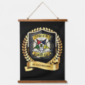 OESのぶら下がったタペストリー 吊り下げ型タペストリー (正面)