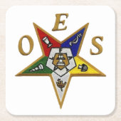OESのカスタムな正方形のコースター スクエアペーパーコースター (正面)