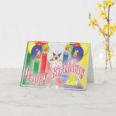 OESのバースデー・カード カード (黄色い花)