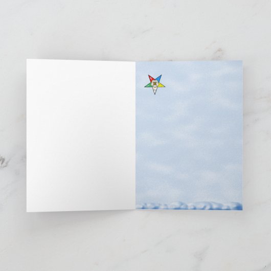 OESのヒイラギの挨拶状 シーズンカード (内部)