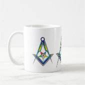 OESのフリーメーソン会員 コーヒーマグカップ (左)