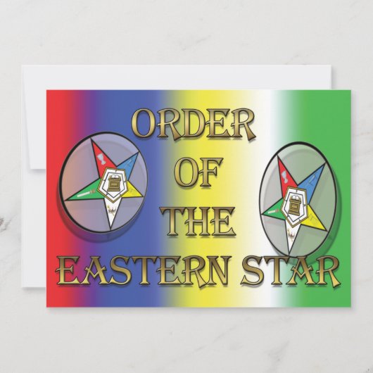 OESの招待状 招待状 (正面)