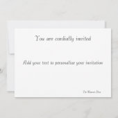 OESの招待状 招待状 (裏面)