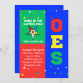 OESイベント招待状 招待状 (正面/裏面)