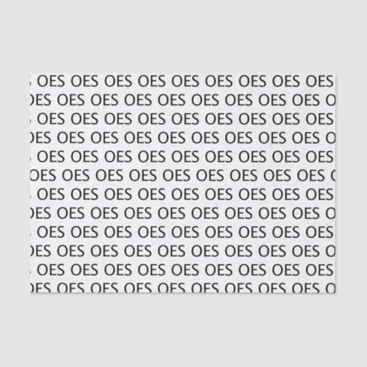 OESオーダーオブザイースタンスターティッシュペーパー 薄葉紙 (正面)