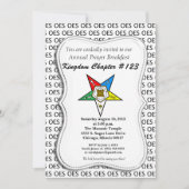 OESオーダーオブザイースタンスター招待状 招待状 (正面)