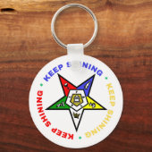 OESギフト用のイースタンスターキーチェーンの順序 キーホルダー (裏面)