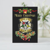 OESクリスマスカード 案内状 (スタンド正面)