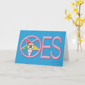 OESグリーティングカード カード (黄色い花)