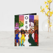 OESグリーテ空白のィングカード カード (黄色い花)