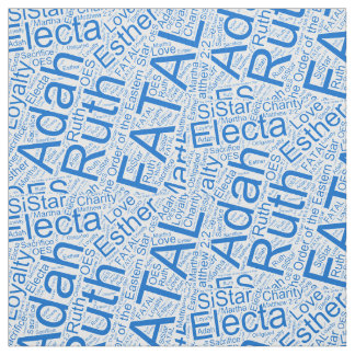 OESコラージュ青 ファブリック