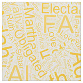 OESコラージュ黄 ファブリック (クローズアップ)