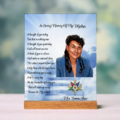 OESメモリアル写真 アクリルサイン (ニュートラル)