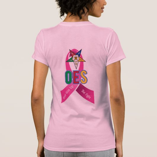 OES乳がん認識度 Tシャツ (裏面)