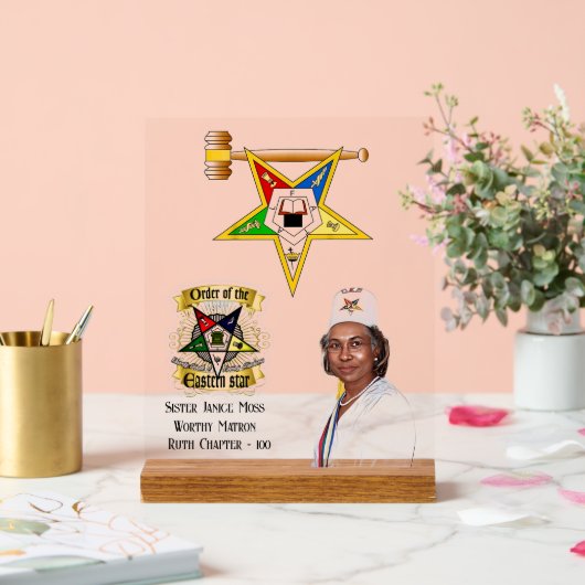 OES価値のあるマトロン アクリルサイン (ウェディング)