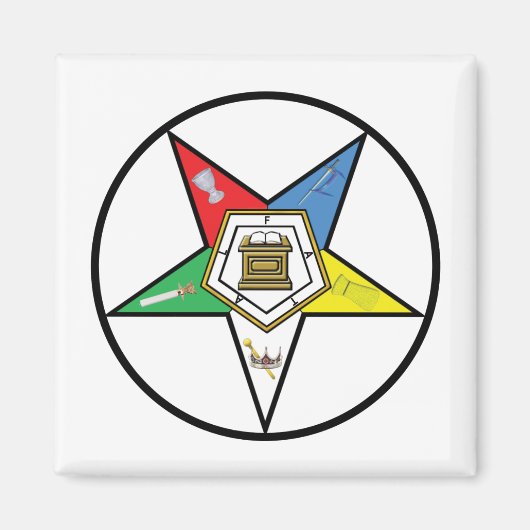 OES円 マグネット (正面)