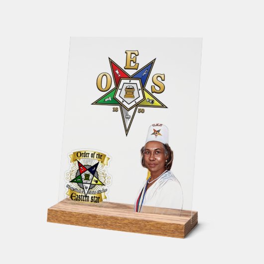 OES写真 アクリルサイン (傾斜)